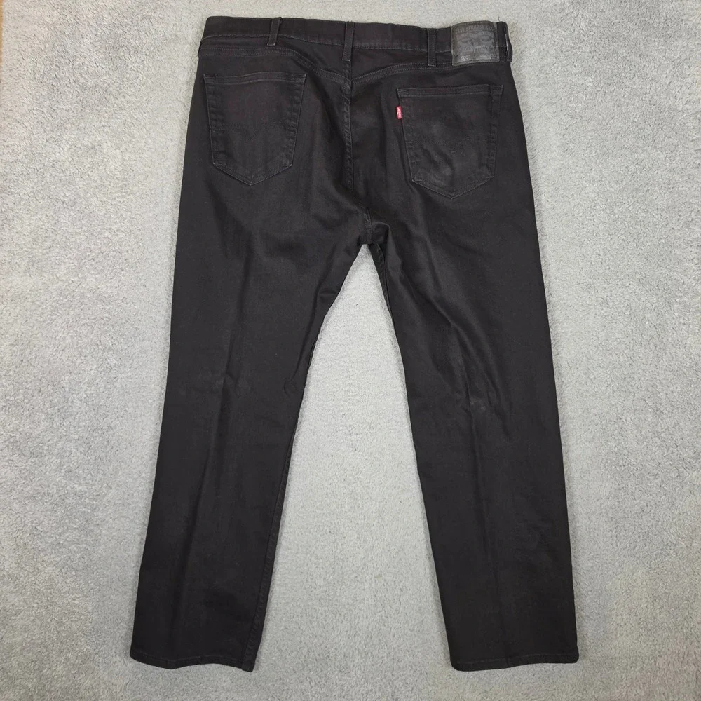 Levi's 505‎ Jeans Mens 40x30 Regular Fit Black Excellent Straight Leg Casual